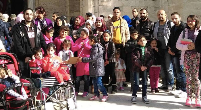Suriyeli çocukların 29 Ekim Mutluluğu